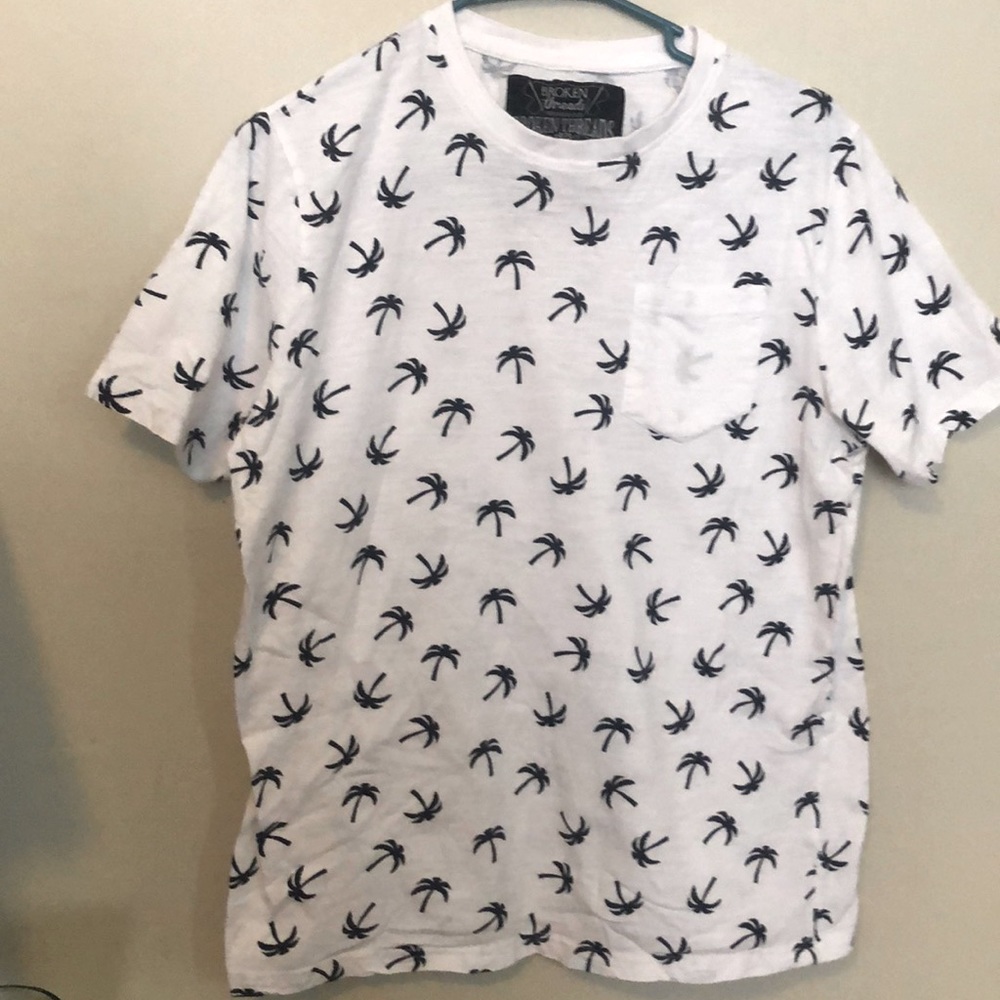 Palm tree print tee